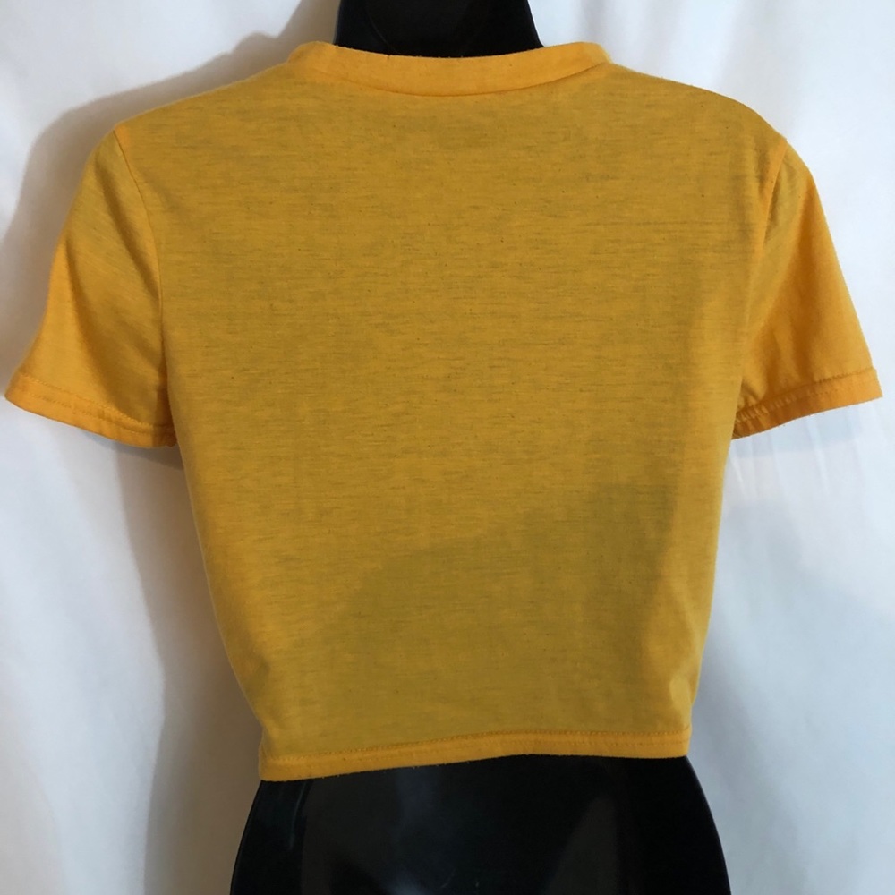 Yellow Crop Top - Picture 3 of 3